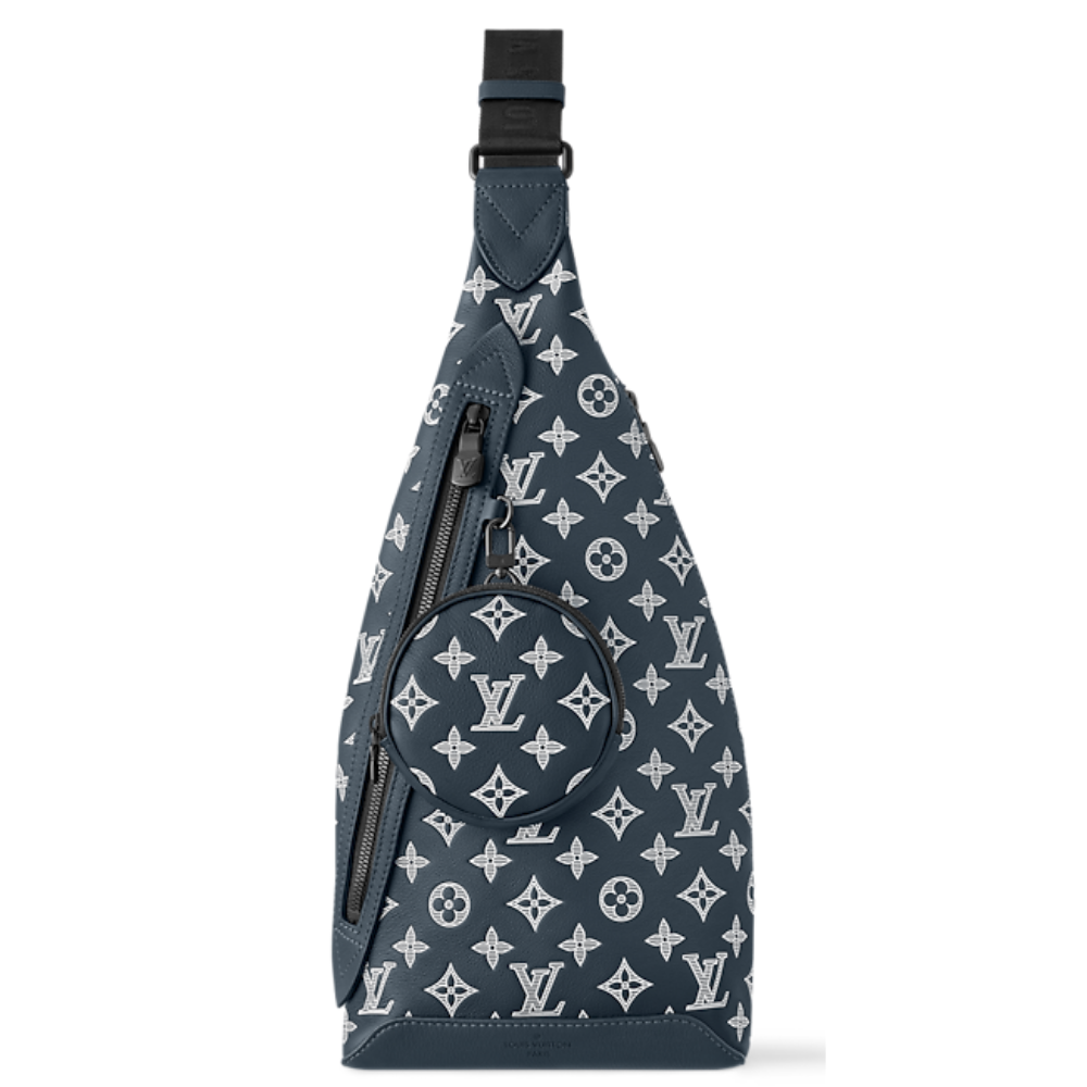 LV - Sac Sling Duo Navy Motifs