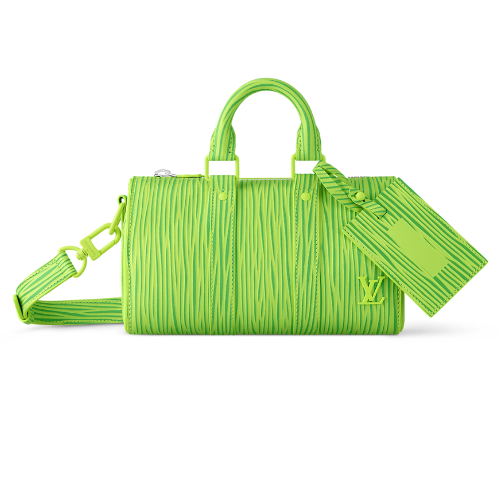 LV x Park Seo-Bo - LV - Sac Keepall Bandoulière 25 Vert