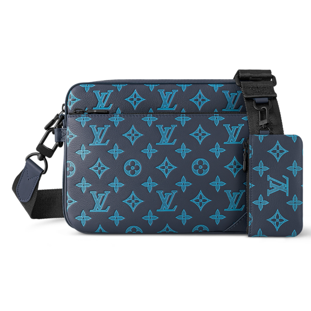 LV - Sac Trio Messenger Double Bleu