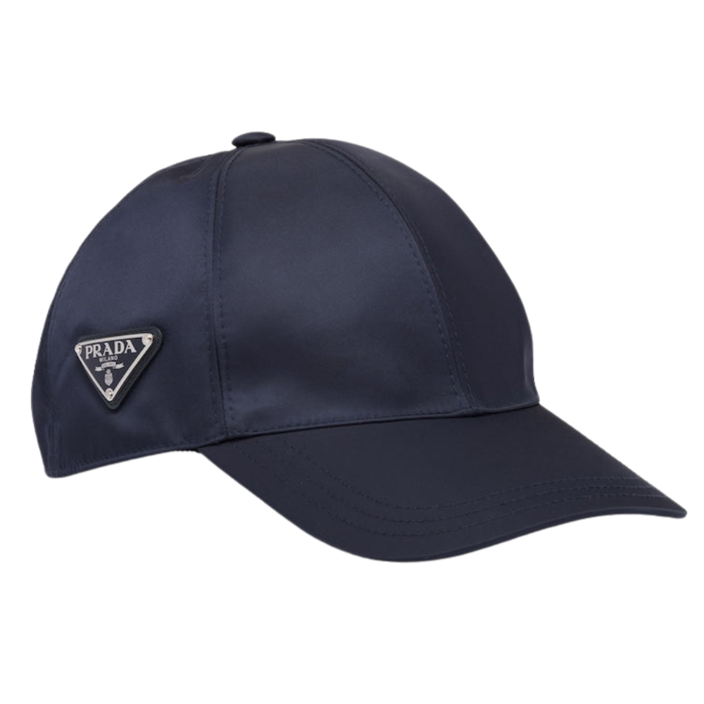 Prada - Casquette de baseball en Re-Nylon Bleu