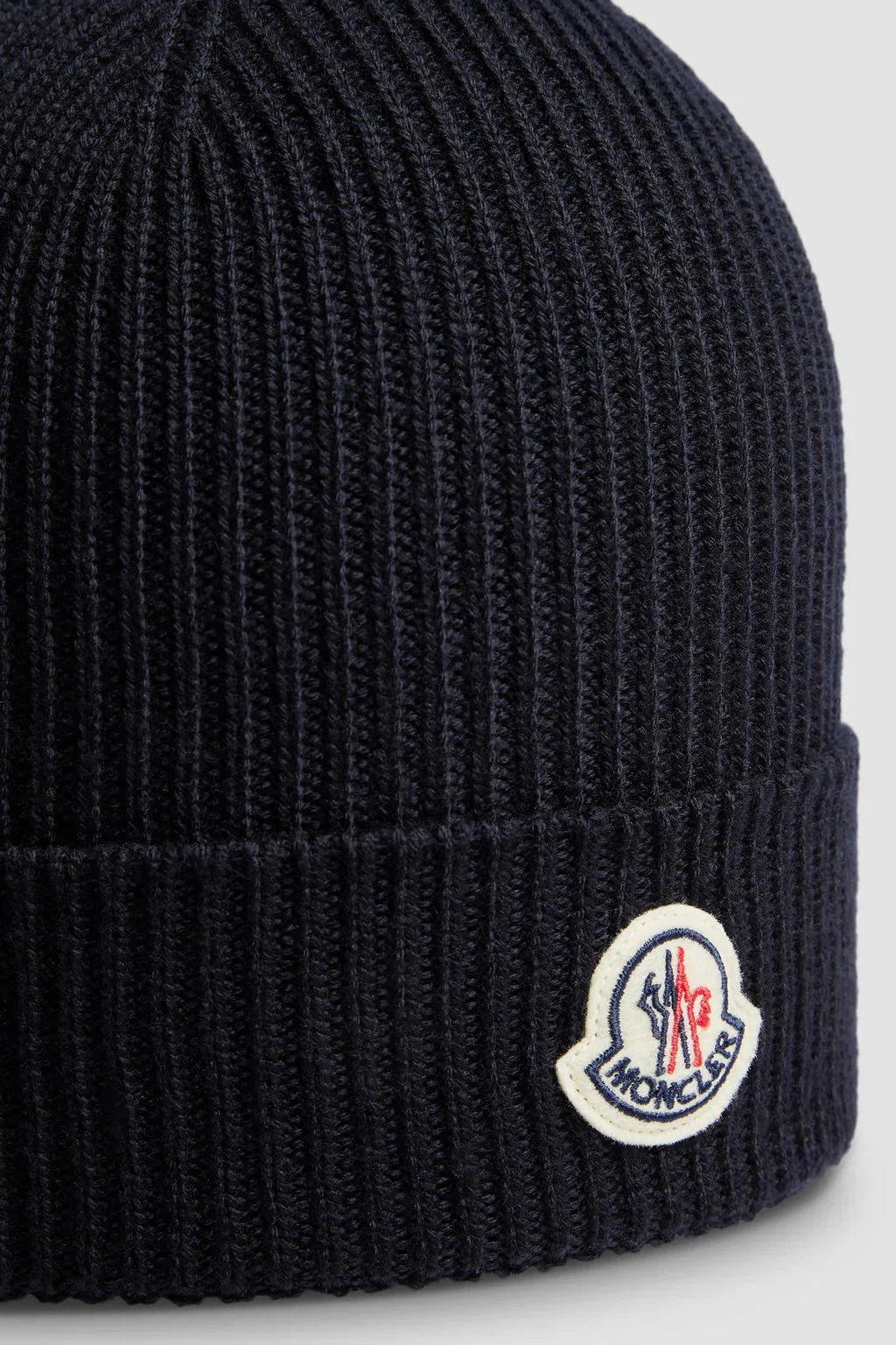 Bonnet en laine fine Bleu marine – Image 2