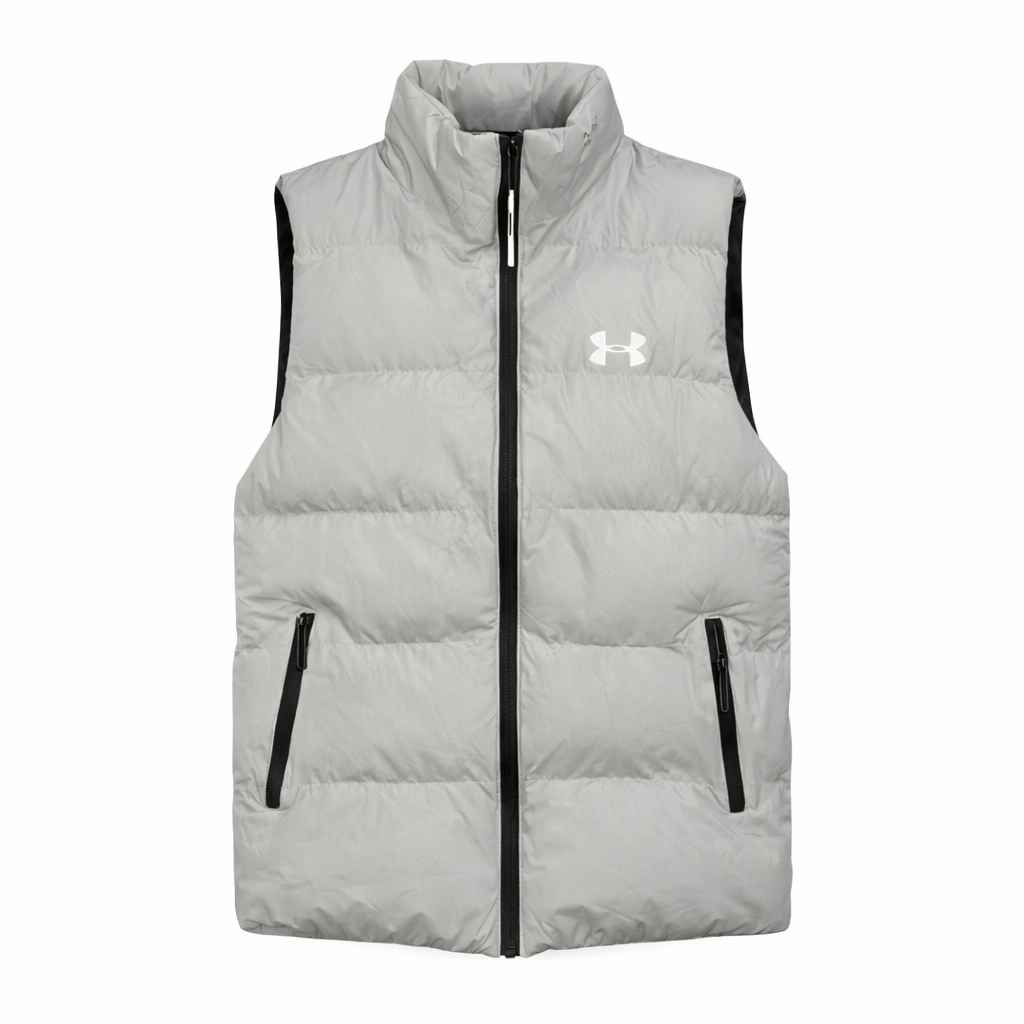 Under Armour - Doudoune Sans Manches Puffer Core Gris Brume & Noir