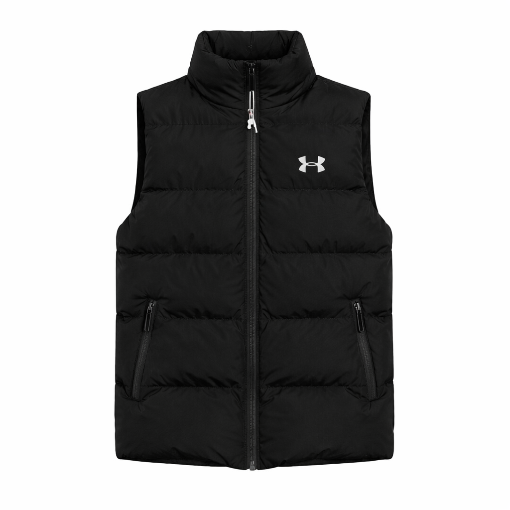 Under Armour - Doudoune Sans Manches Puffer Noir Carbone